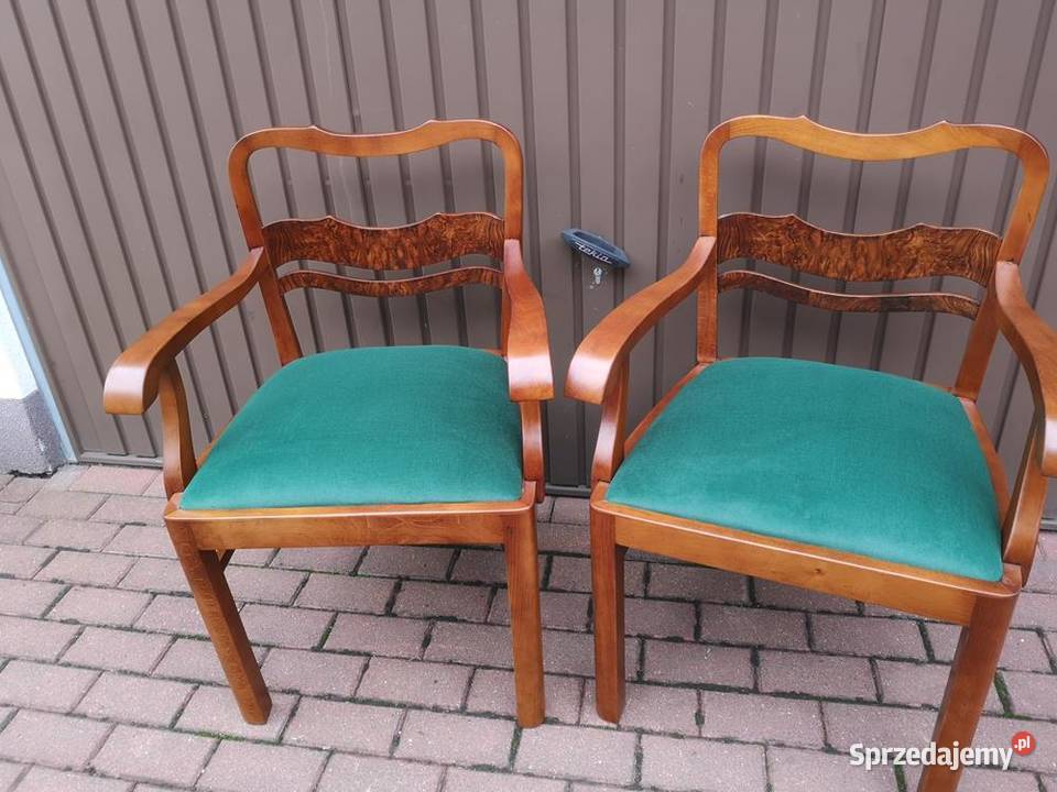 Stary Fotel Krzesło ARTDECO Gabinetowy Antyk