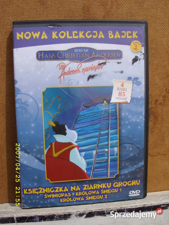 BAJKA na DVD KSIEZNICZKA NA ZIARNKU GROCHU Wołów sprzedam