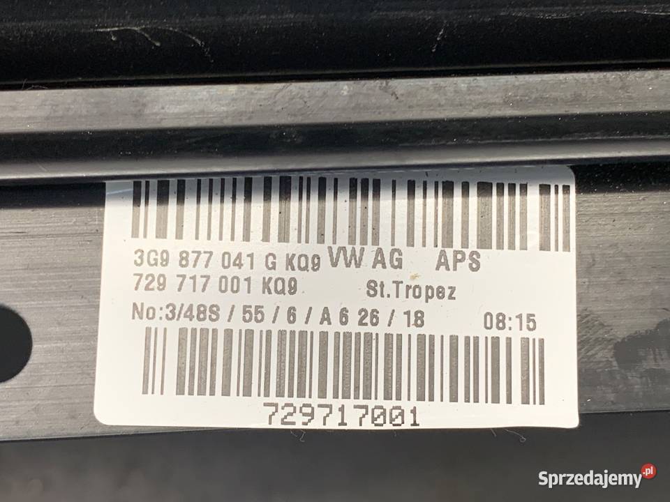 SZYBERDACH PANORAMA VW PASSAT B8 Kombi