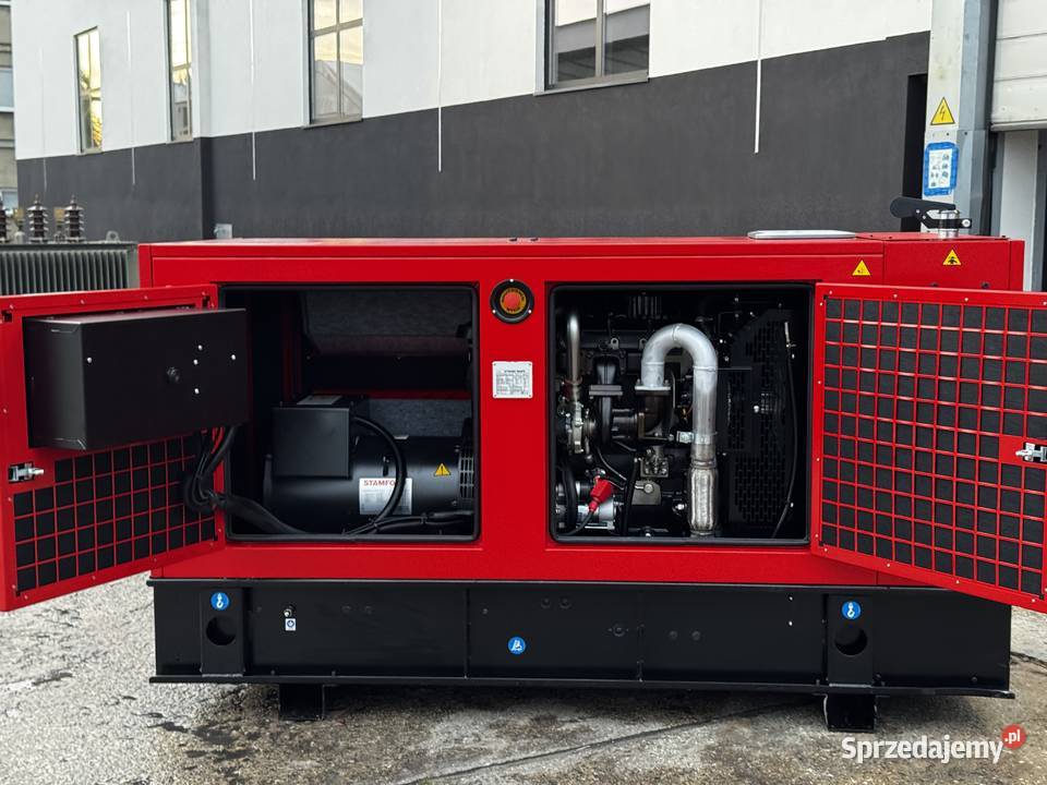 Nowy generator wysokoprężny Perkins 60 kVA dostępny od ręki z 30-miesięczną