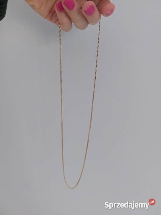 złoty łańcuszek pancerka 47 próba 585 nowy złoto Poznań