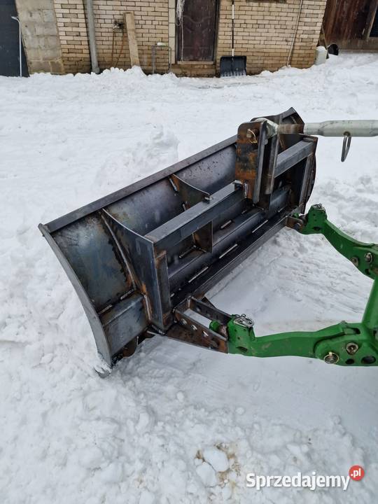 Pług Spych Zgarniacz do śniegu kiszonki obornika Podlesina