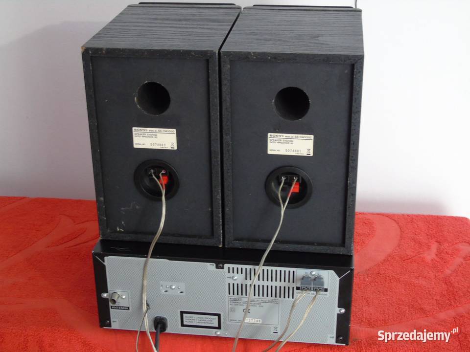 Wieża Sony USB mp3 CD RDS AUX kol sprawna Jasło
