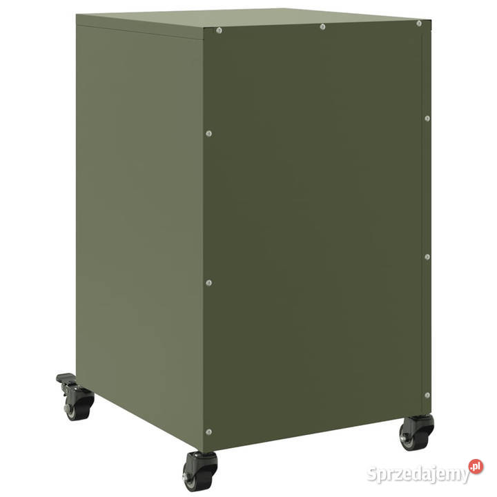 Szafka nocna oliwkowa zieleń 36x39x59 stal Warszawa