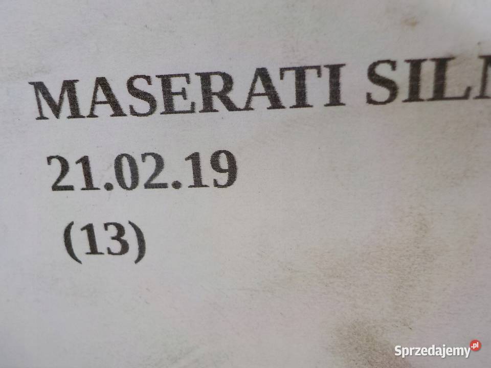 ŁAPA MOCOWANIE UCHWYT MASERATI GHIBLI 30D wielkopolskie Nowy Tomyśl