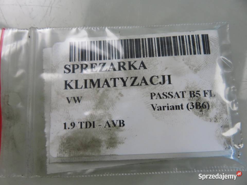 KOMPRESOR KLIMATYZACJI VW PASSAT B5 FL 19 TDI Kompresory klimatyzacji małopolskie