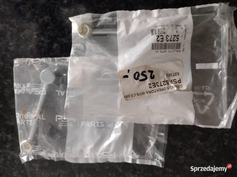 Cięgno korektora wysokości Citroen C5X7 C6 oryg Pruszcz Gdański