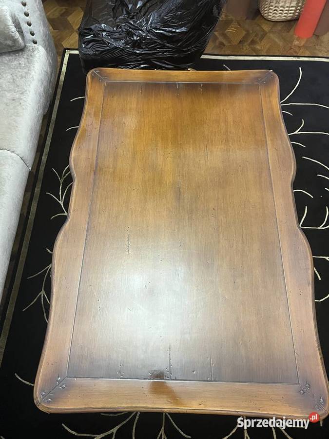 Drewniana ława stół kawowy 76cm Stoliki kawowe i ławy