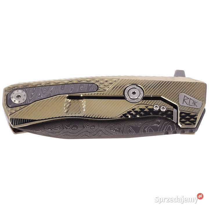Nóż składany LionSteel Gold Titanium Chad Warszawa sprzedam