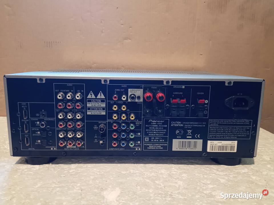 PIONEER VSX420 bez pilota