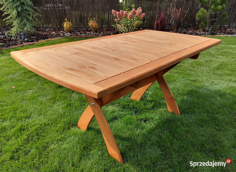 Meble tarasowe ogrodowe drewniane składane typ T Kalety sprzedam