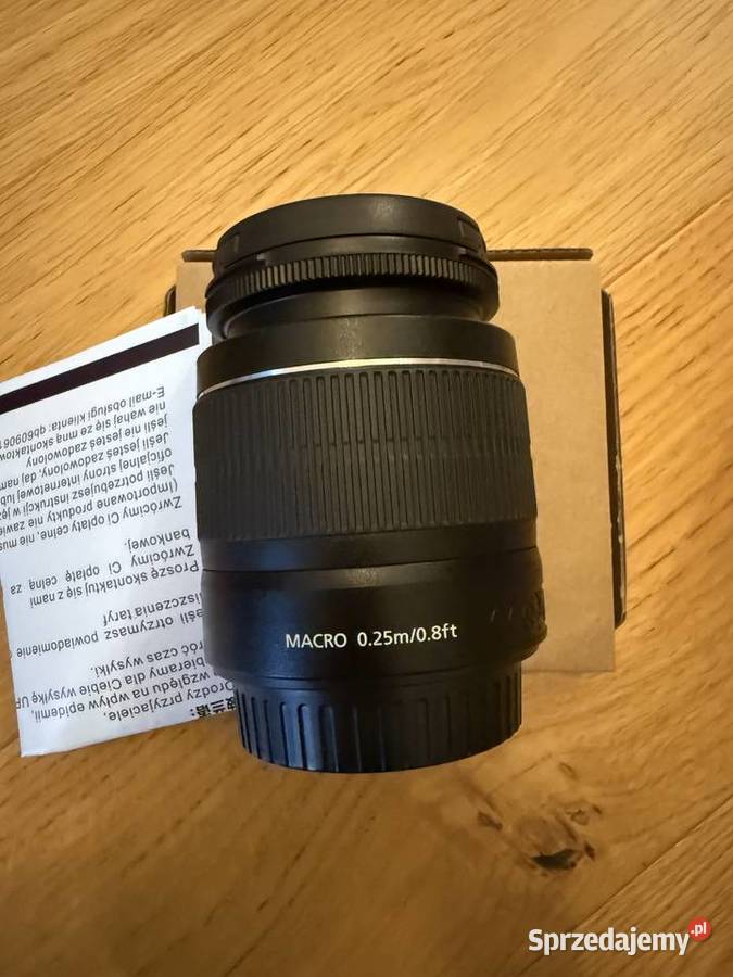 Obiektyw Canon EFS 1855mm nowy nigdy nieużywany Olsztyn
