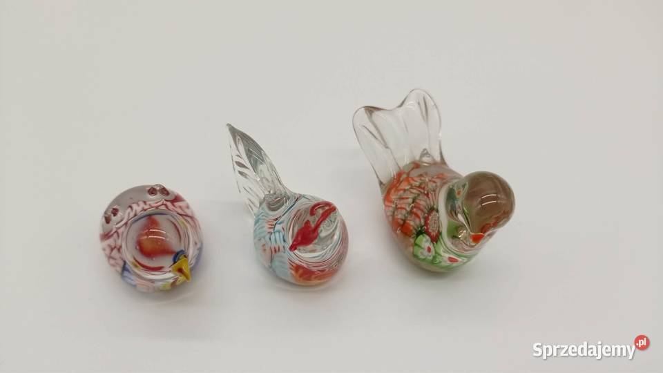 Kolekcja Vintage Figurki szklane Millefiori lata
