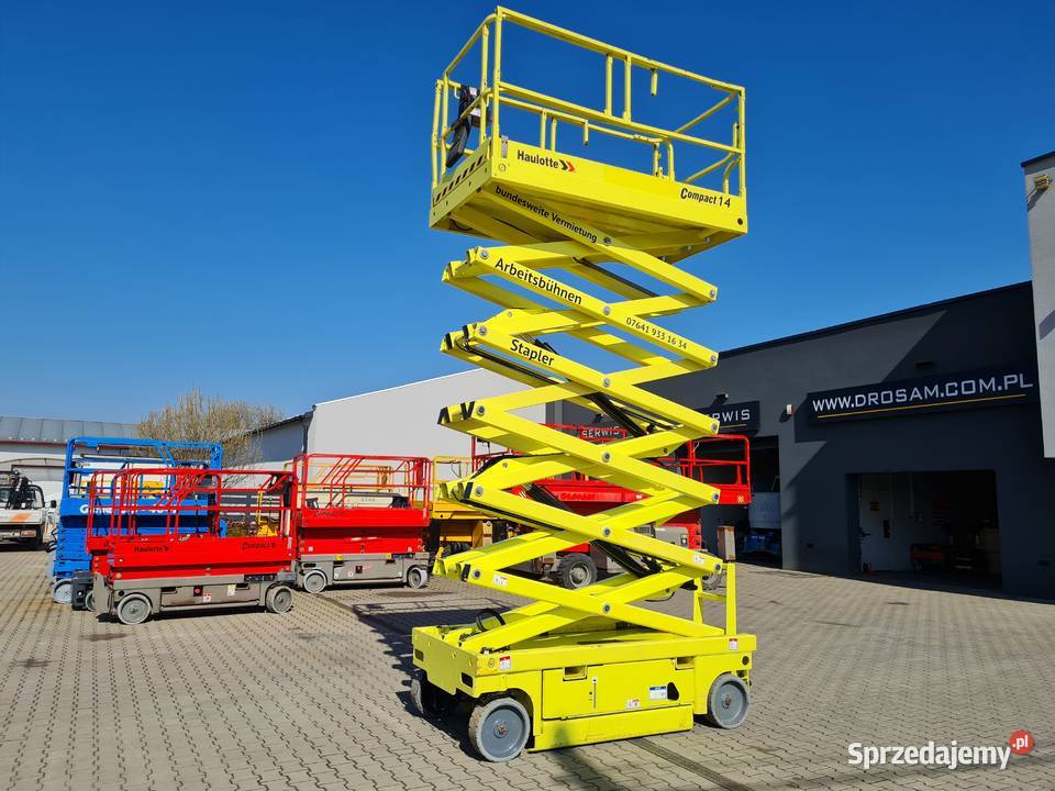 Podnośni nożycowy Haulotte Compact 14 2016 wys Rok produkcji 2016 małopolskie Dąbrowa Tarnowska