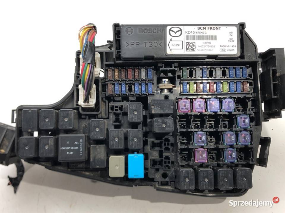 SKRZYNKA BEZPIECZNIKÓW MAZDA CX5 KD45675X0C