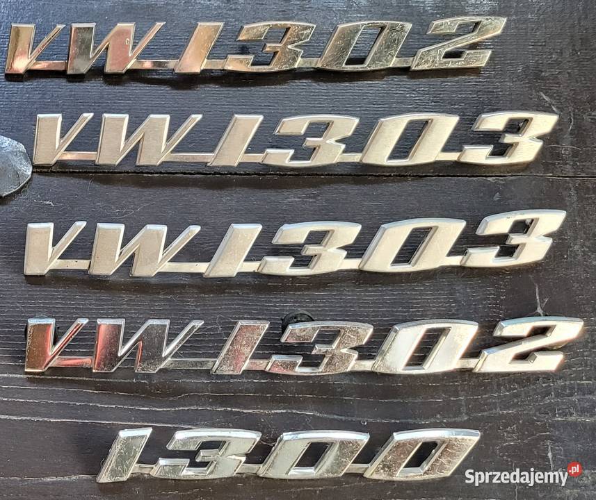 VW 1302 garbus znaczek emblemat Volkswagen małopolskie Brzeszcze