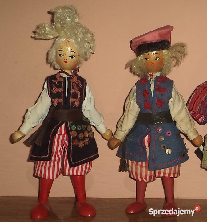 Lalka regionalna Cepelia Gromada 8 sztuk Piekary Śląskie