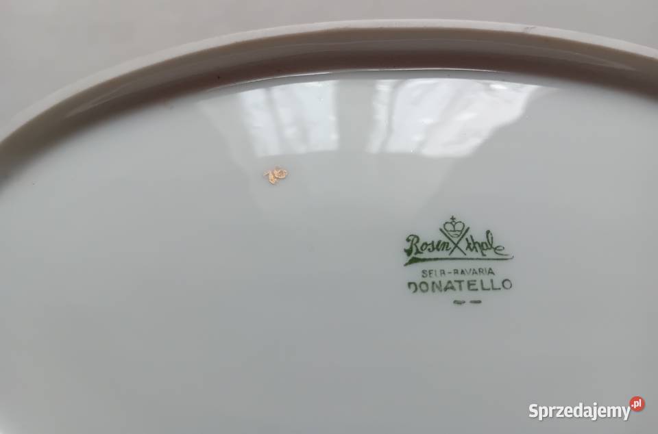 Głęboki półmisek Rosenthal Donatello Sygnatura z wielkopolskie Koźminek