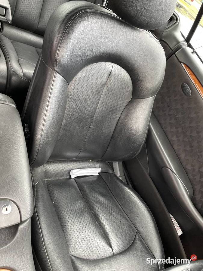 Czarne wnętrze skóra CLK W209 zadbane świętokrzyskie Kielce sprzedam