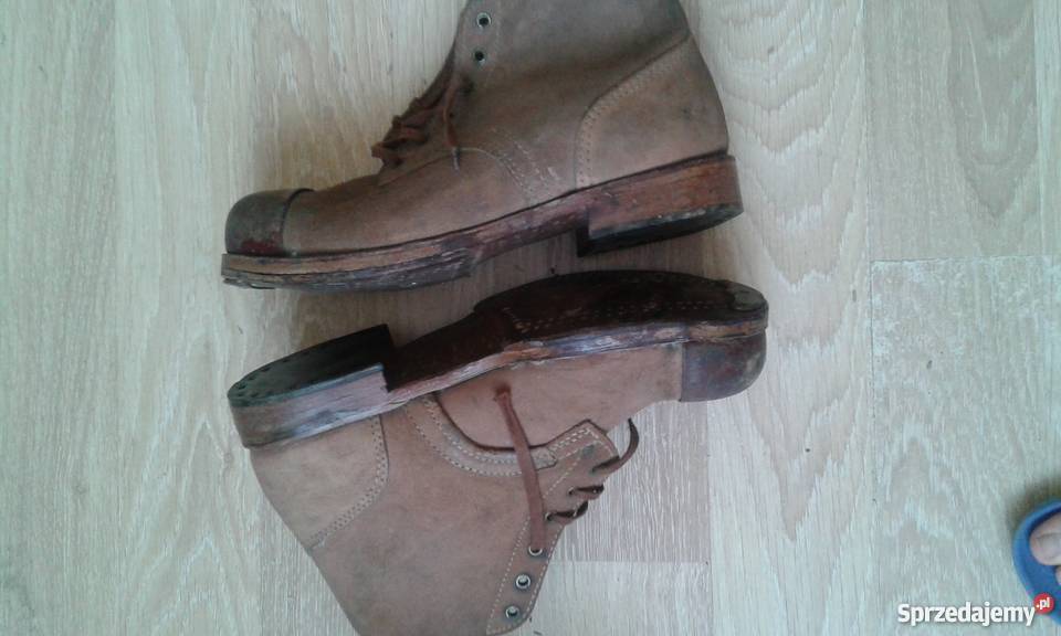 stare buty robocze skórzane Trzebnica