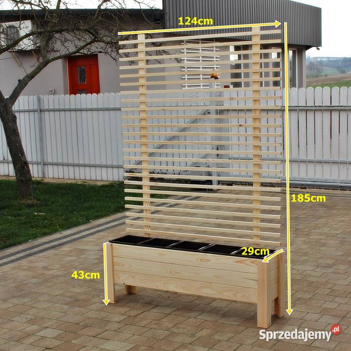 Donice drewniane RÓŻNE MODELE Architektura ogrodowa Warszawa