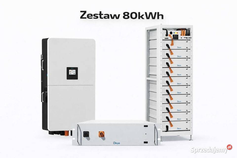 Zestaw Magazyn Inwerter HV 80 kW 107 kWh sprzedam