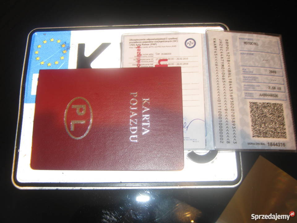 honda 929 honda 954 rama papiery dokumenty śląskie Tychy