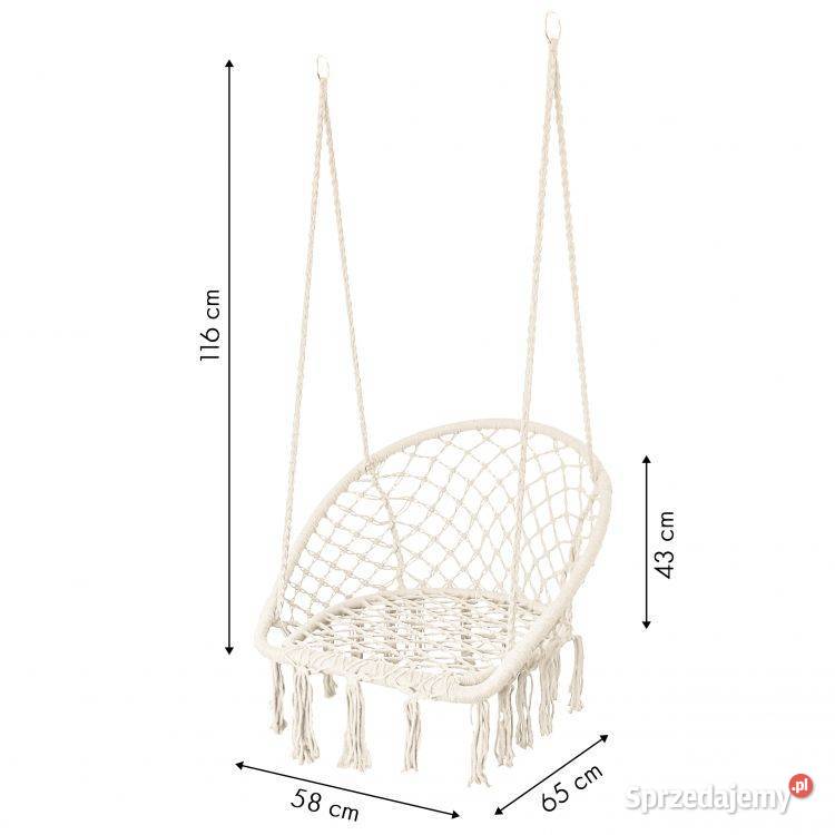 Fotel wiszący bocianie gniazdo podkowa Bielsk Podlaski