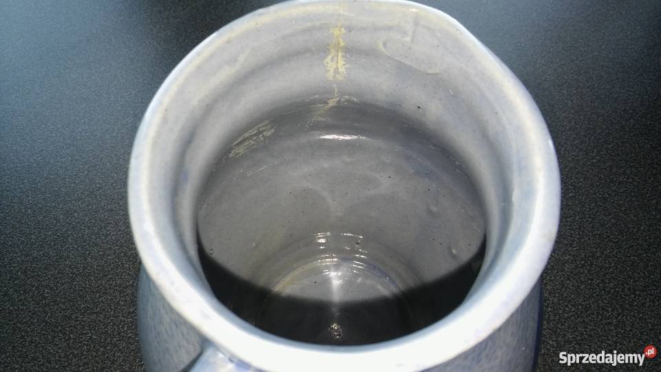 dzbanek dzban ceramiczny poniemiecki kobalt pomorskie Gdańsk