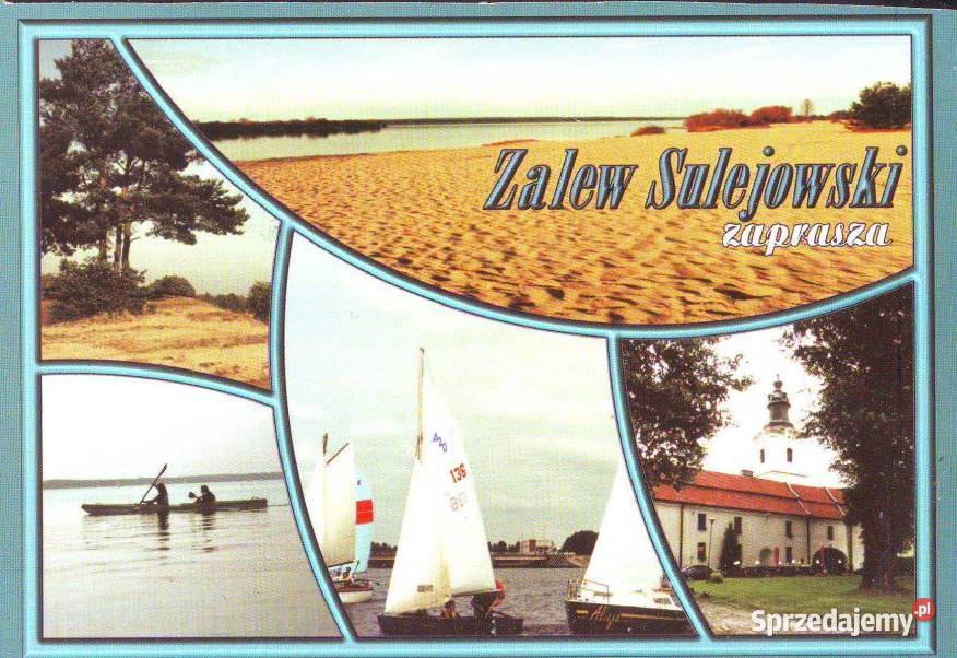 Kart Pocz Zalew Sulejowski widoki śląskie Gliwice