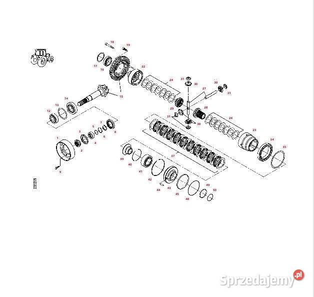 Obudowa mostu ZF F716300020680 F716300020080 Wilkowo