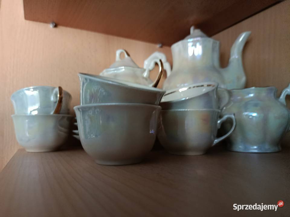 Zestaw porcelanowy Chodzież iryzowany zachodniopomorskie