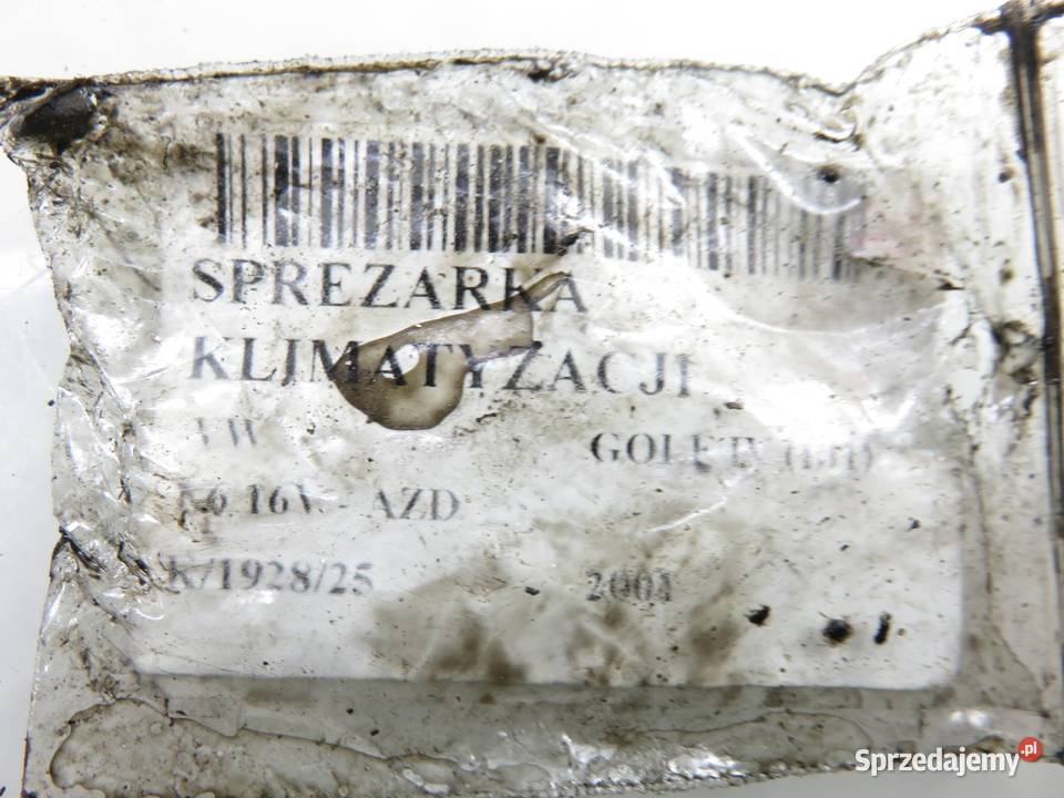 KOMPRESOR KLIMATYZACJI VW GOLF IV 16 1J0820803F osobowe Części samochodowe