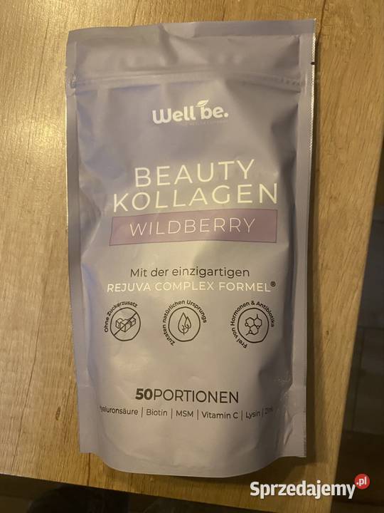 Kolagen w proszku well be wildberry 250g Złotniki