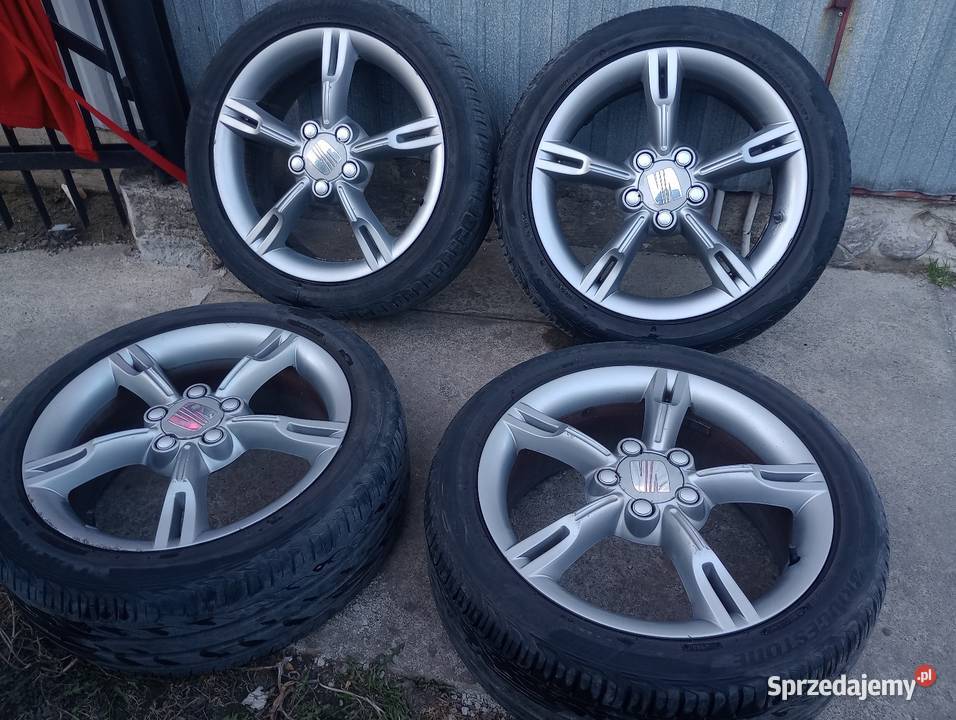 Alufelgi 17 5x112 Oryginalne Seat Leon fr Altea aluminiowe Włocławek