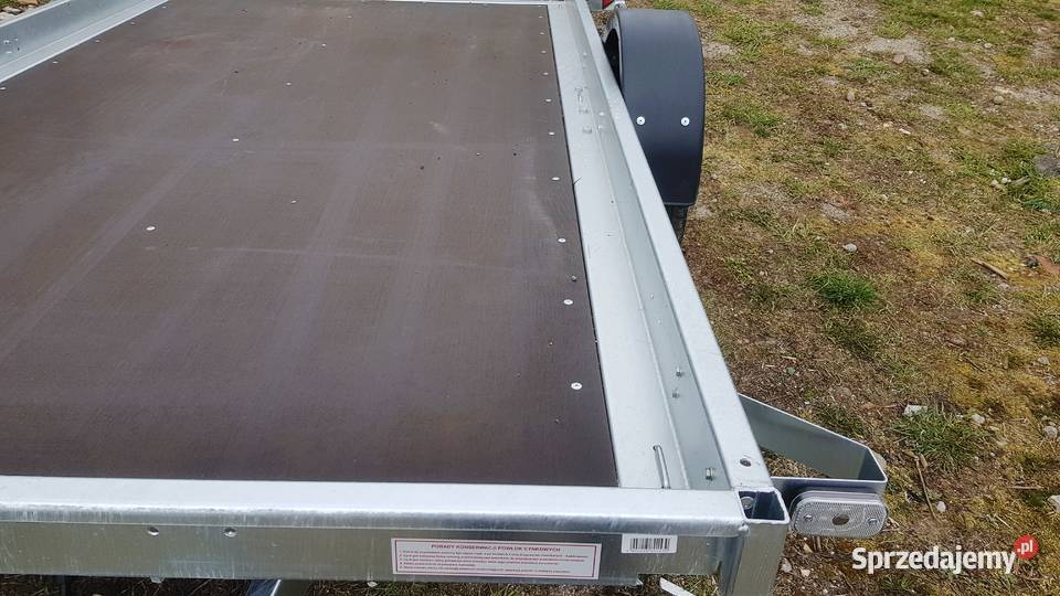 Przyczepa platforma pod maszyny NEPTUN 750DMC Do samochodów osobowych
