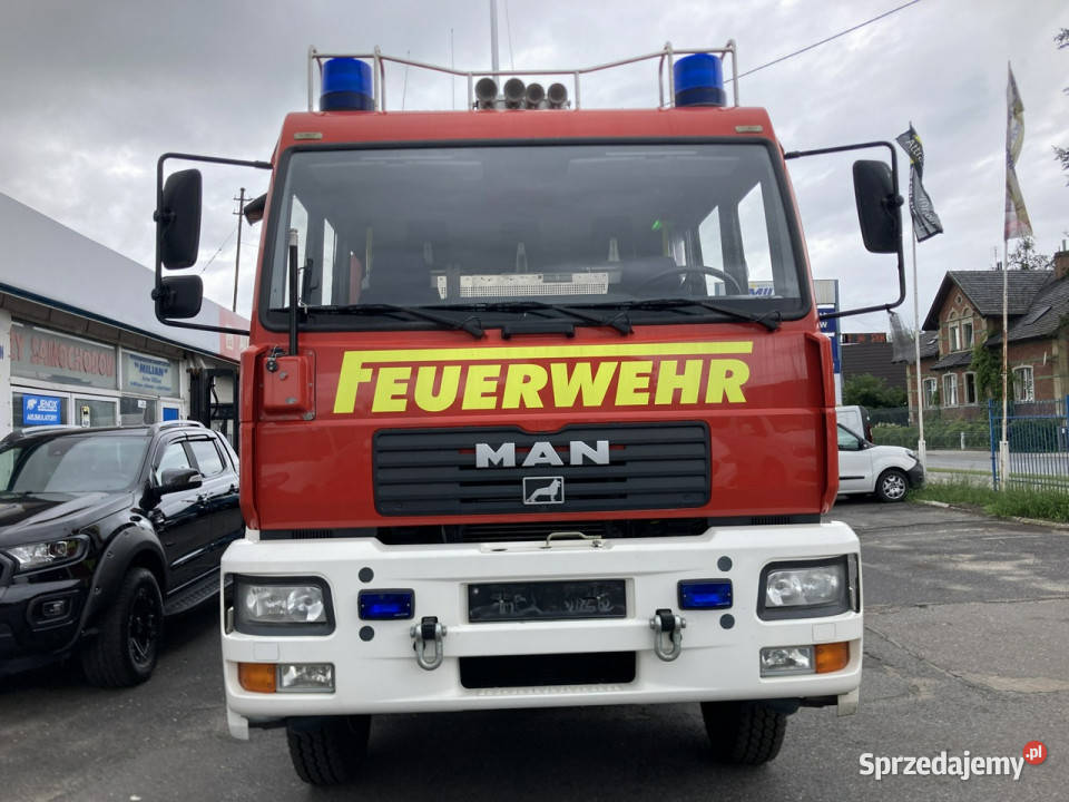 MAN MAN 15250 Straż pożarna gaśnicza 9oso 4X4 tachograf dolnośląskie Syców
