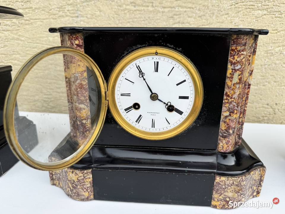 Zegar Francuski w obudowie marmurowej kamiennej Garwolin sprzedam