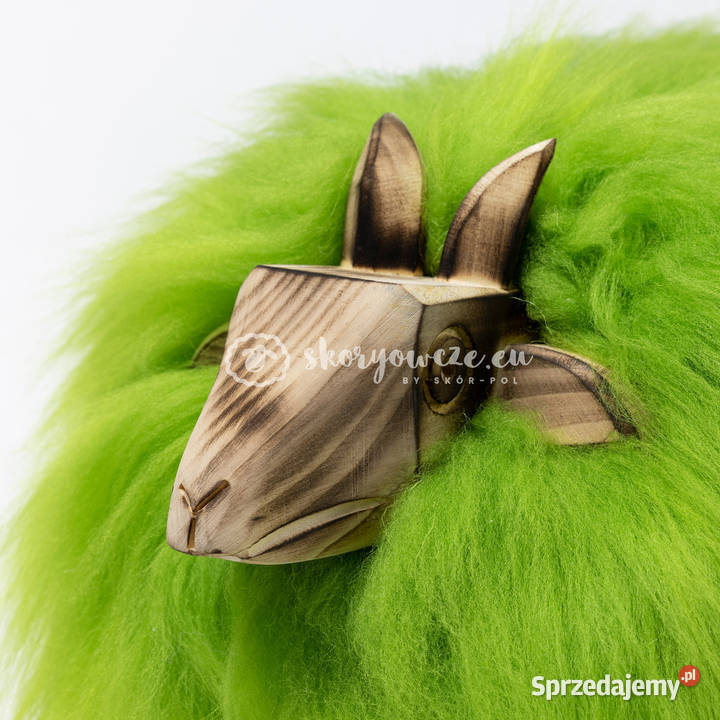 Krzesło baranek dekoracyjny zielony Szaflary