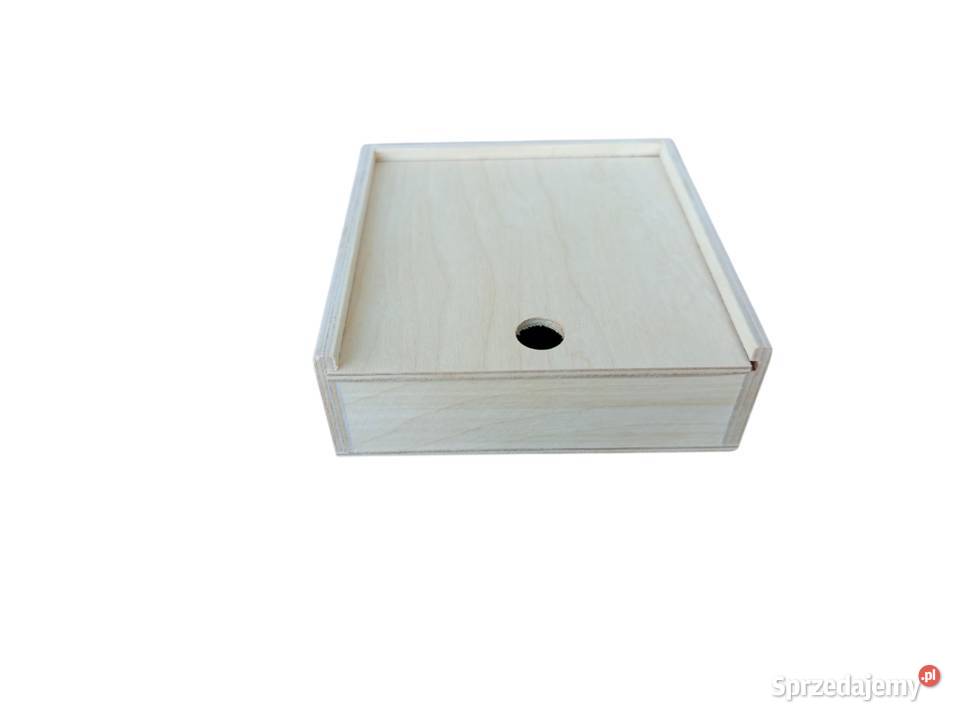 Drewniane pudełko stojak pod sklejkę plexikorale małopolskie Skawica