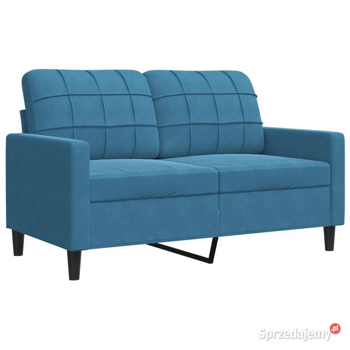 Sofa 2osobowa niebieski 120 tapicerowana mazowieckie Warszawa
