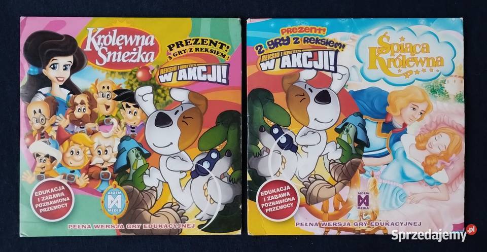 Królewna Śnieżka Śpiąca Królewna Reksio i Kretes łódzkie Bełchatów sprzedam