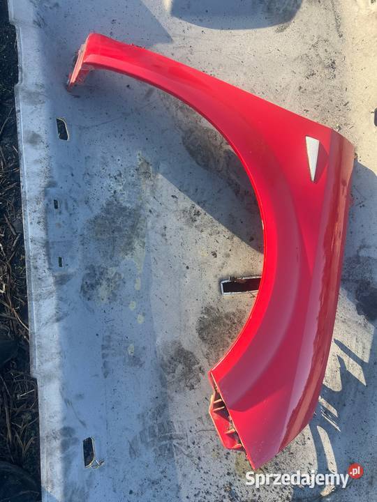 Blotnik przod prawy renault scenic 2 czerwony