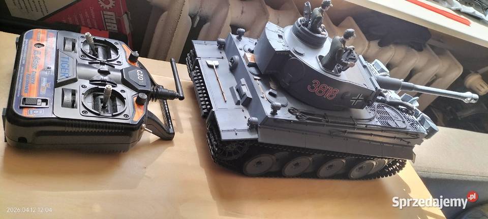 Czołg tygrys zdalnie sterowany pilotem 24Ghz Kielce