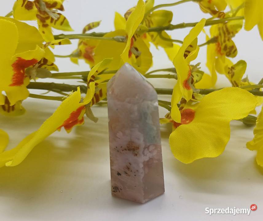 Kolekcjonerski naturalny Agat obelisk stożek Olsztyn sprzedam