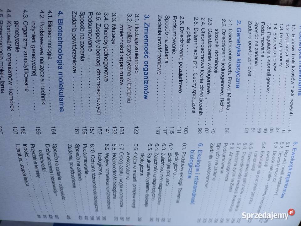 Biologia na czasie 4 używane podręczniki szkolne Warszawa sprzedam