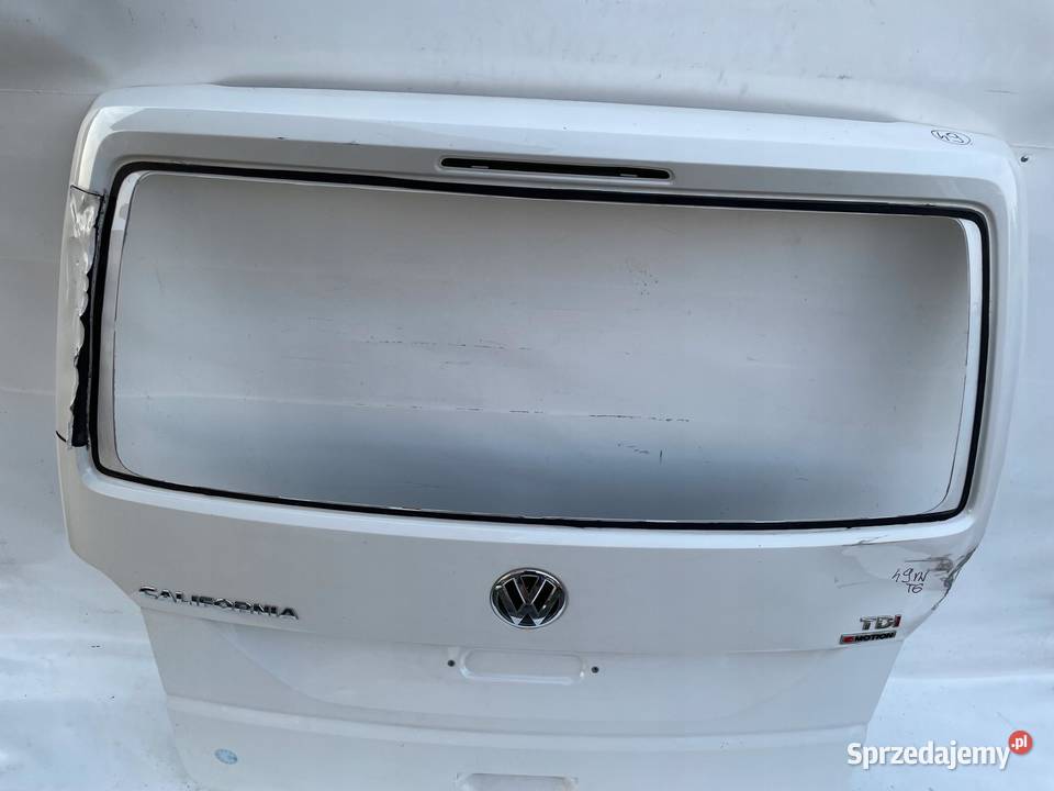 KLAPA TYL BAGAZNIKA TRANSPORTER MULTIVAN VW T5 Klapy bagażnika