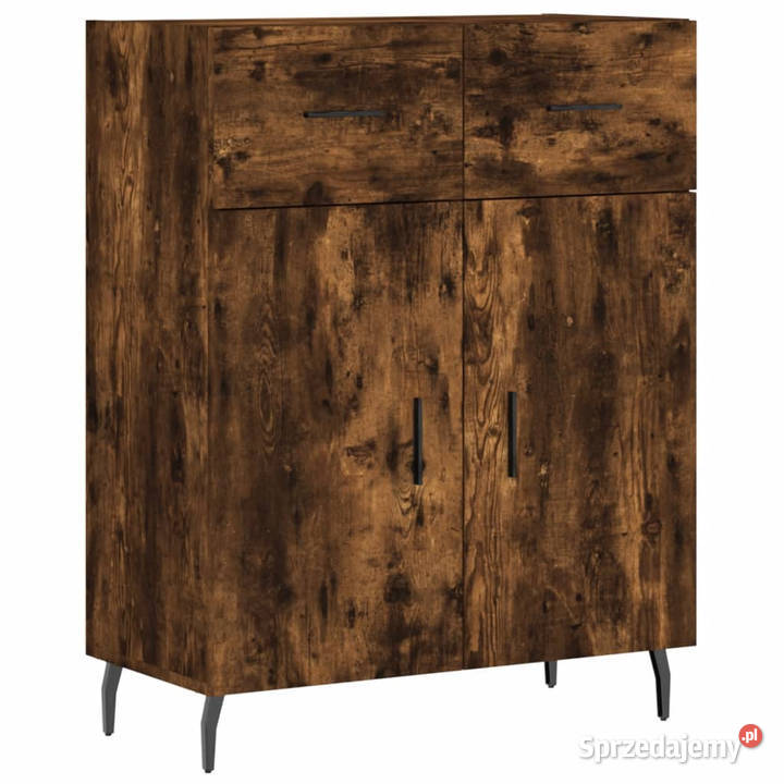 Witrynka przydymiony dąb 695x34x180 materiał Meble