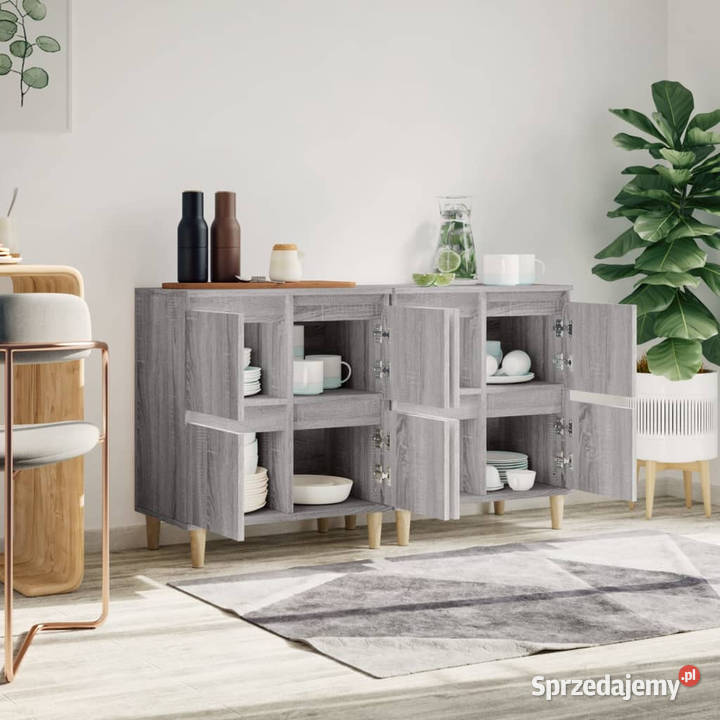 Komody 2 szary dąb sonoma 60x35x70 WM3185757 Warszawa