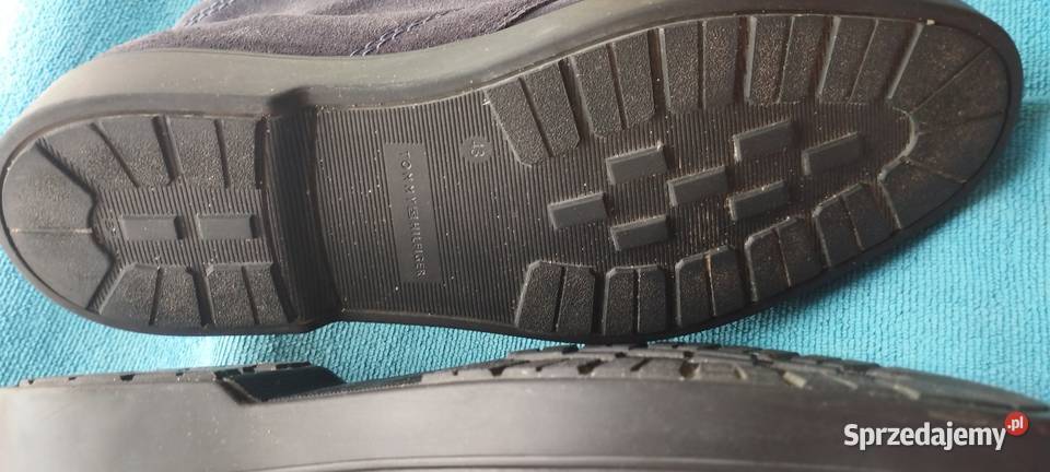 Buty męskie Tommy Hilfiger granatowe zamszowe Tommy Hilfiger Wrocław